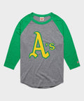 Oakland Athletics Jersey Logo '70 Raglan