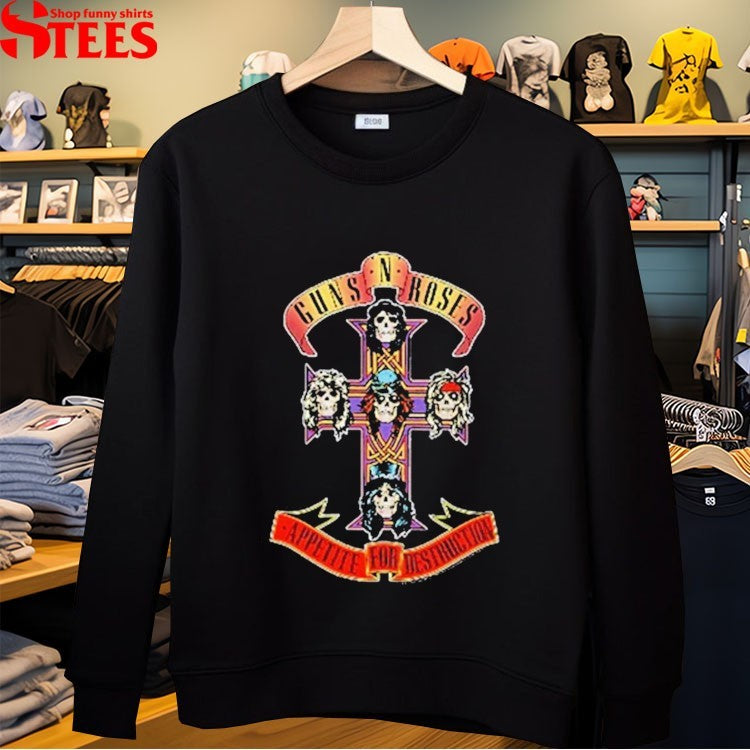 Guns N’ Roses Appetite For Destruction Cross T-shirts