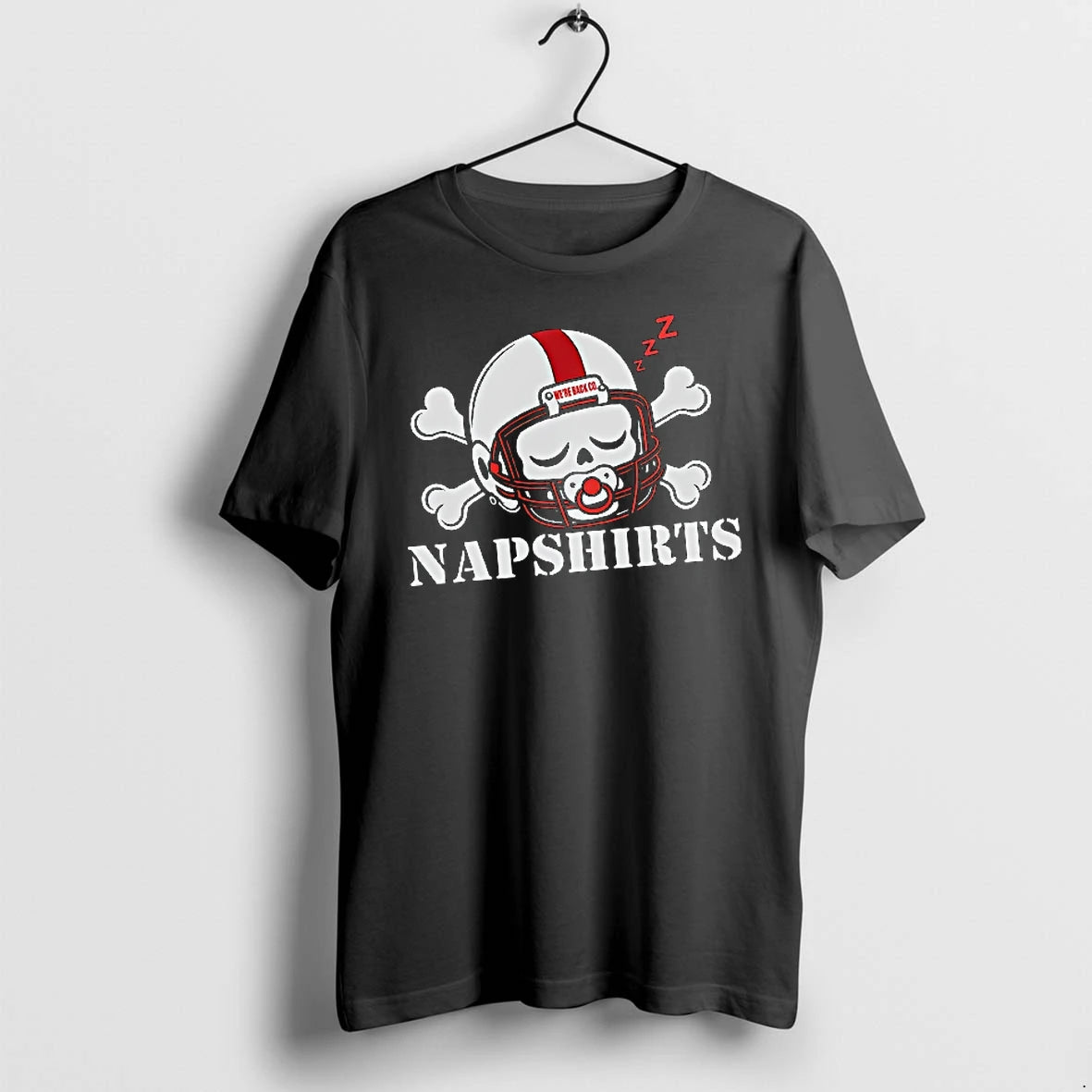 Officials Nebraska Cornhuskers We Are Back Co Napshirts Sleeping Skull Football Helmet T Shirt Sweater