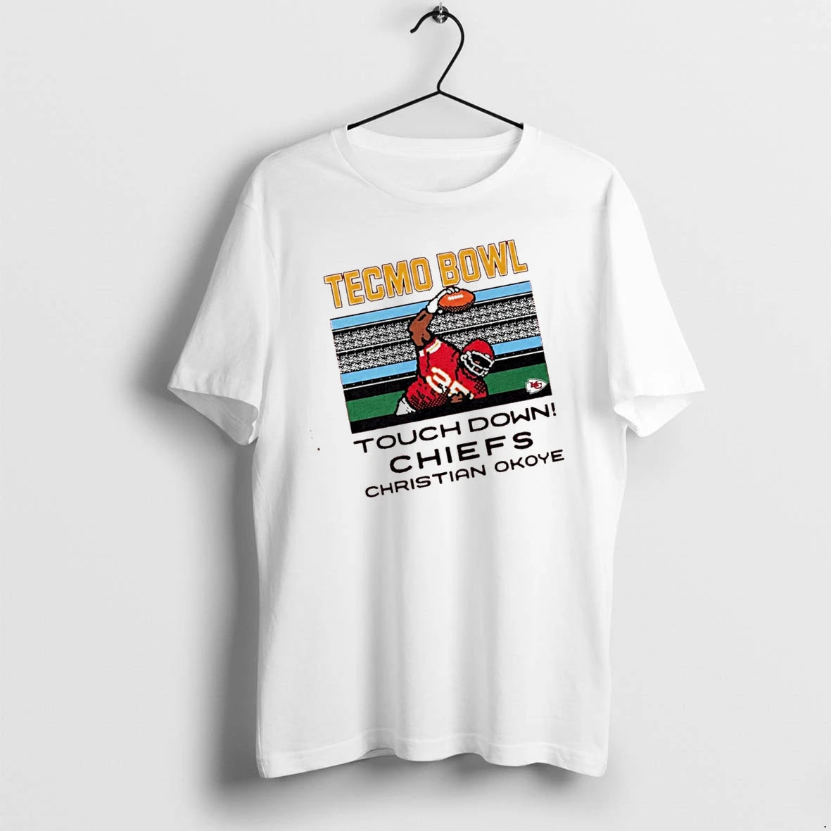 Officials Tecmo Bowl Touchdown Chiefs Christian Okoye T Shirt Sweater