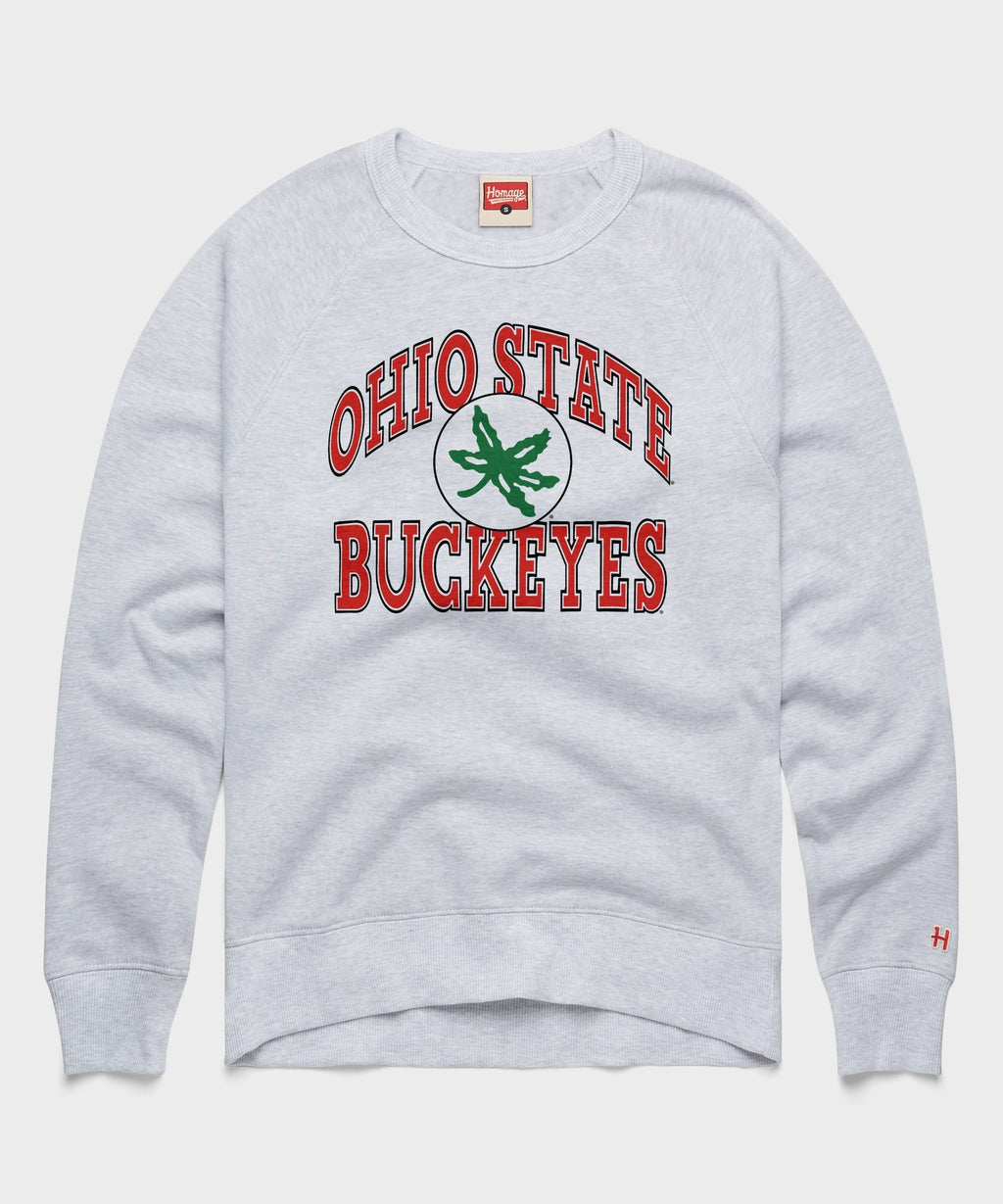Ohio State Buckeye Leaf Arch Crewneck