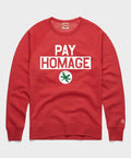 Ohio State Buckeye Leaf Pay Homage Crewneck