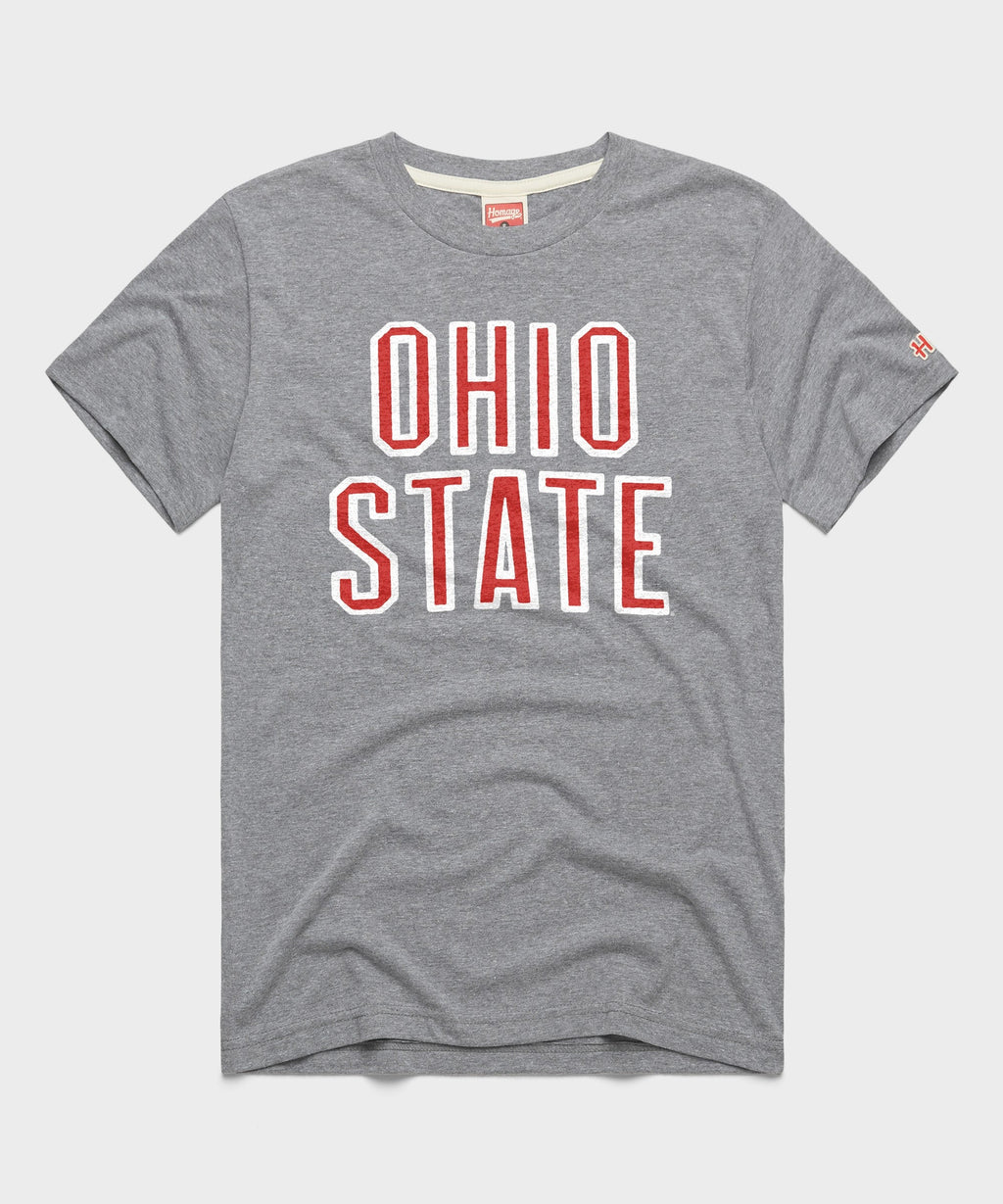 Ohio State Vintage Block