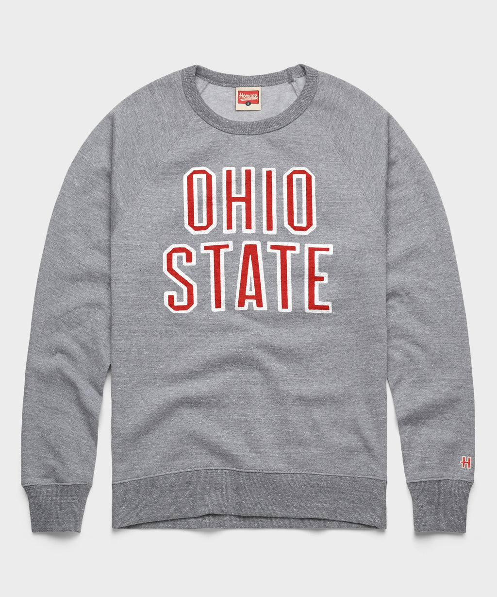 Ohio State Vintage Block Crewneck