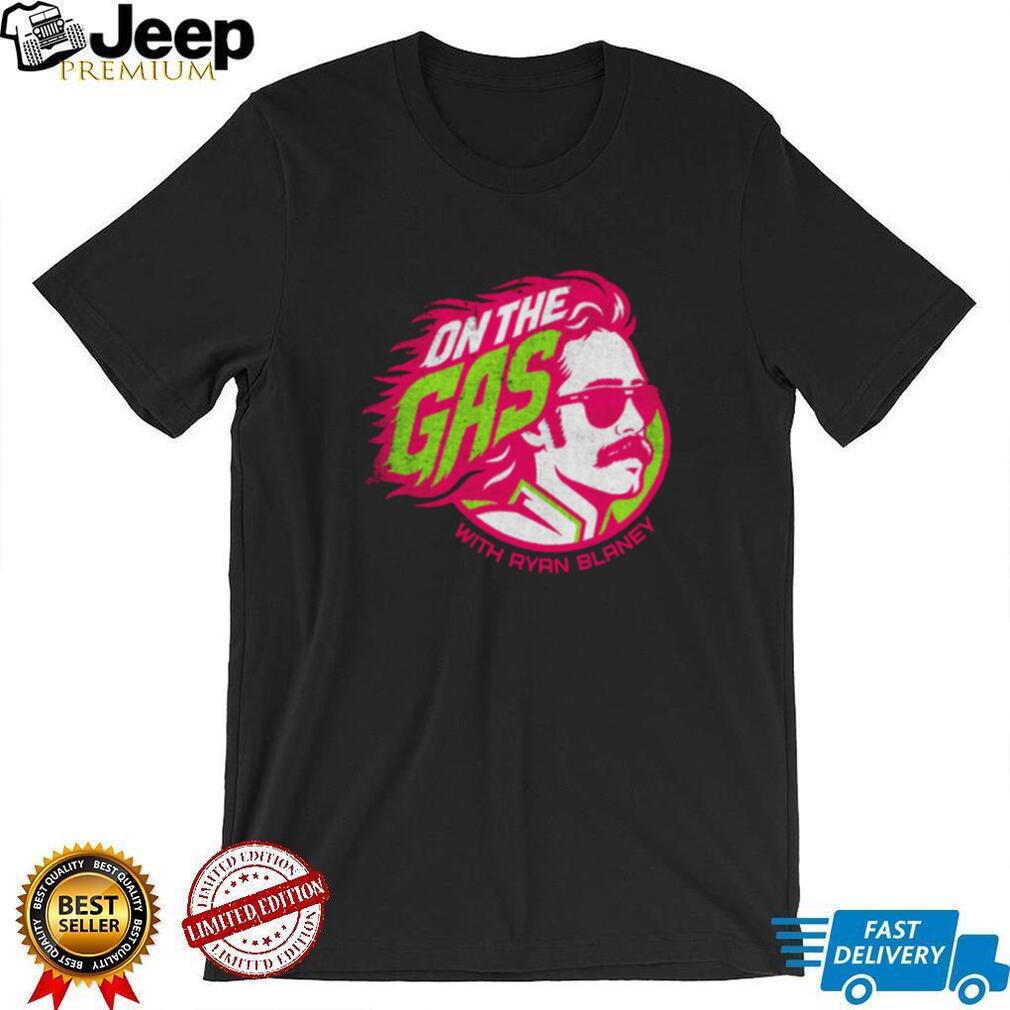 On The Gas with Ryan Blaney shirt