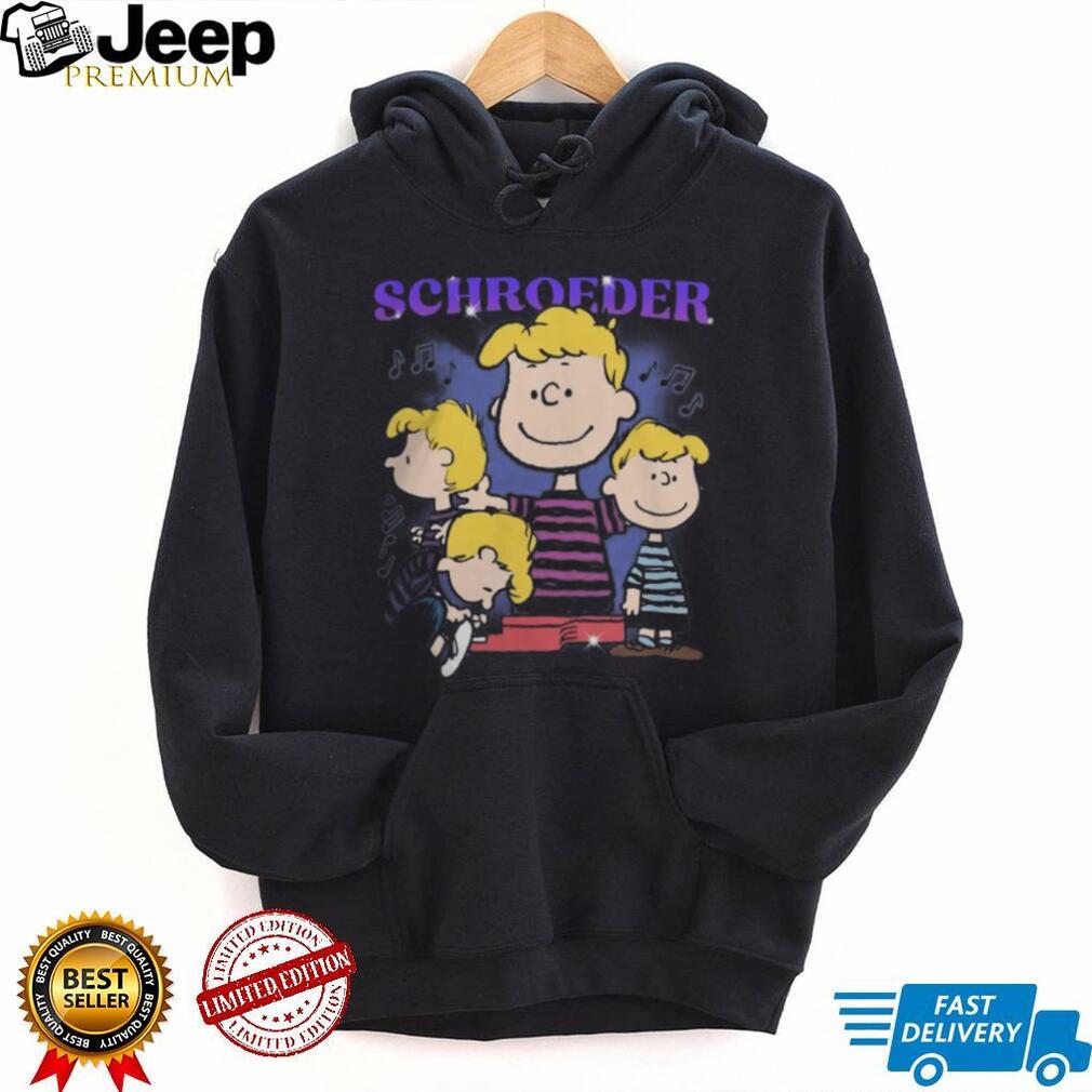 Peanuts Schroeder Piano Player Music Notes Retro Shirt