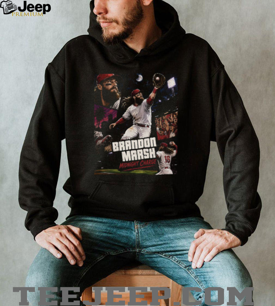 Philadelphia Phillies Brandon Marsh Midnight Charge Baseball Shirt