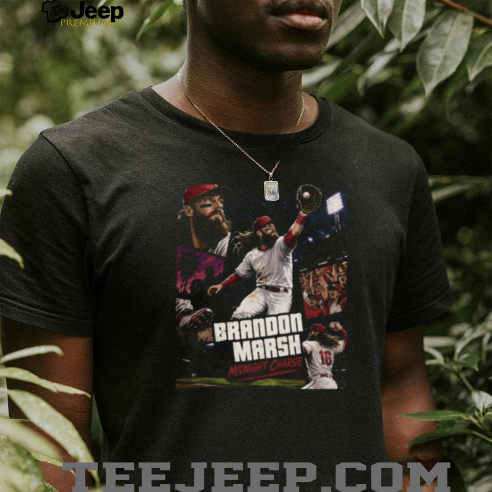 Philadelphia Phillies Brandon Marsh Midnight Charge Baseball Shirt