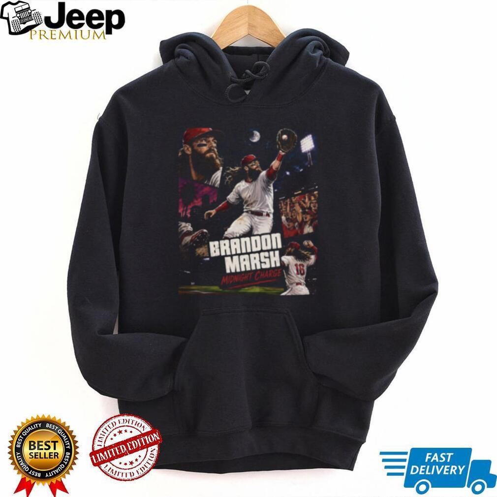 Philadelphia Phillies Brandon Marsh Midnight Charge Baseball Shirt