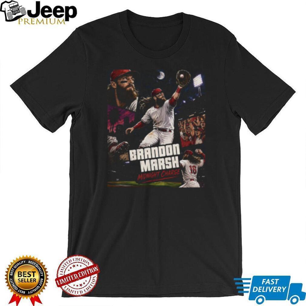 Philadelphia Phillies Brandon Marsh Midnight Charge Baseball Shirt