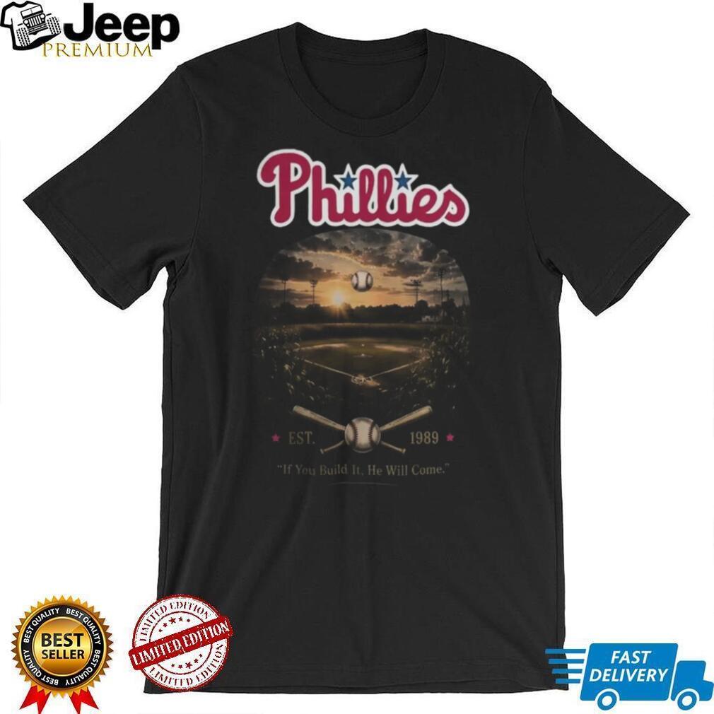 Philadelphia Phillies Field Of Dreams Baseball Sunset Shirt