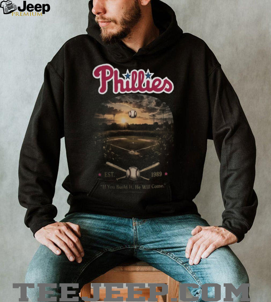 Philadelphia Phillies Field Of Dreams Baseball Sunset Shirt