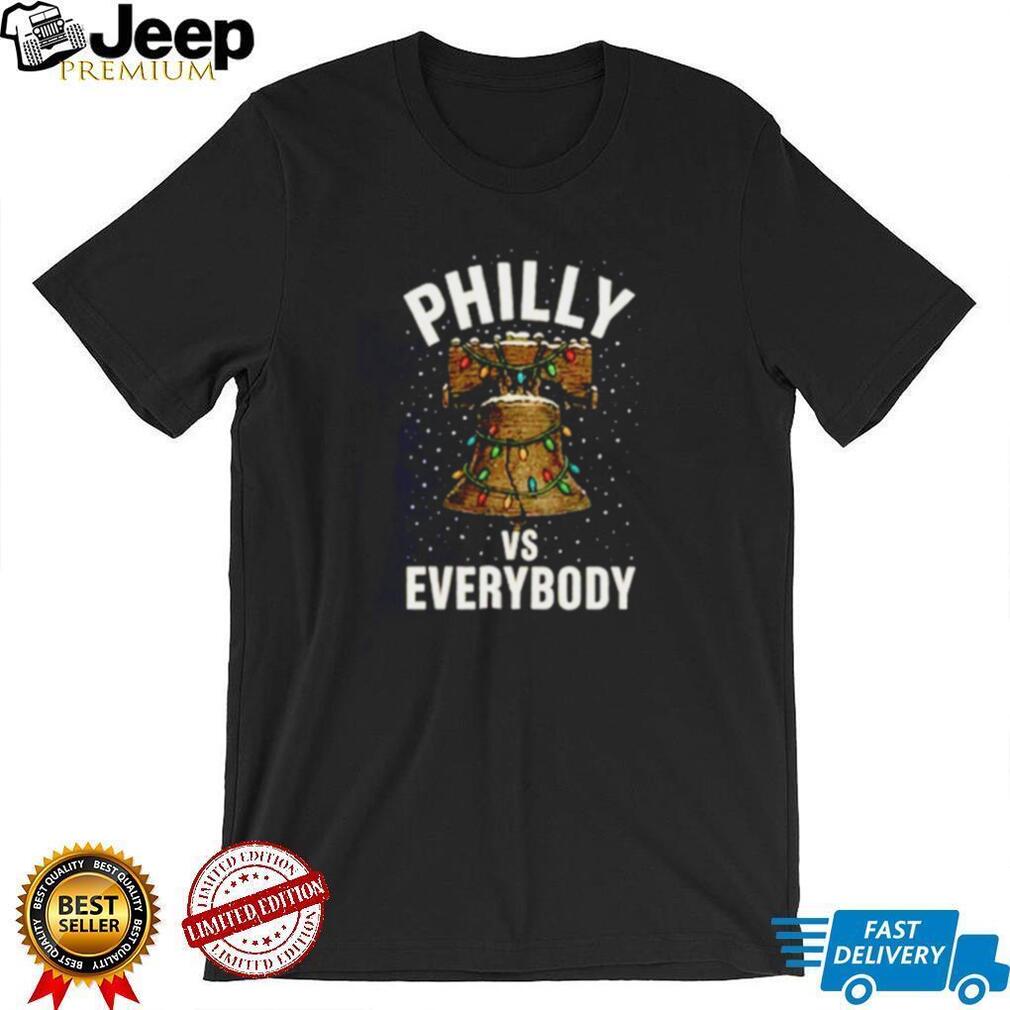 Philly vs Everybody Christmas Liberty Bell shirt