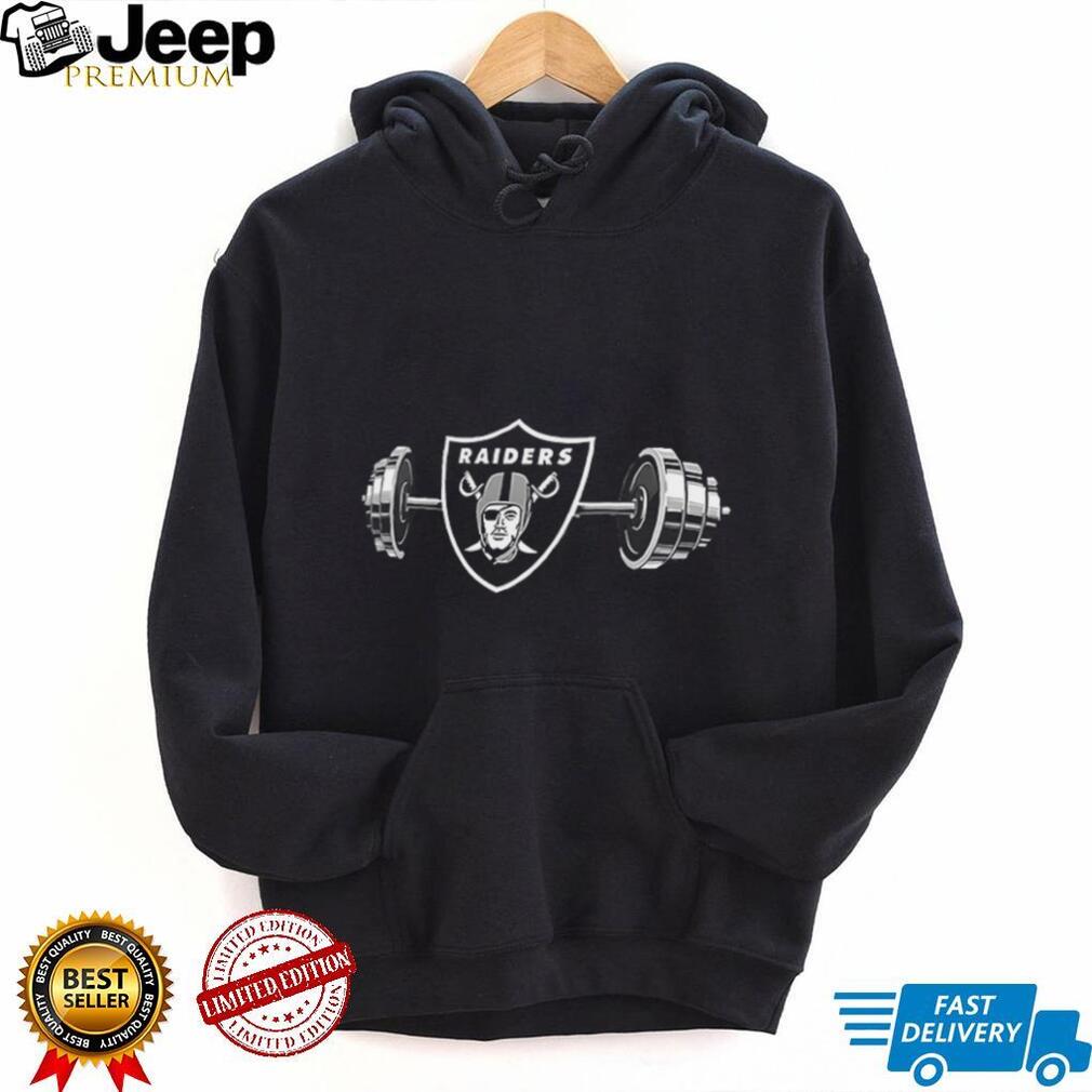 Raiders Barbell Las Vegas Football Weightlifting Spirit Of True Champions Shirt
