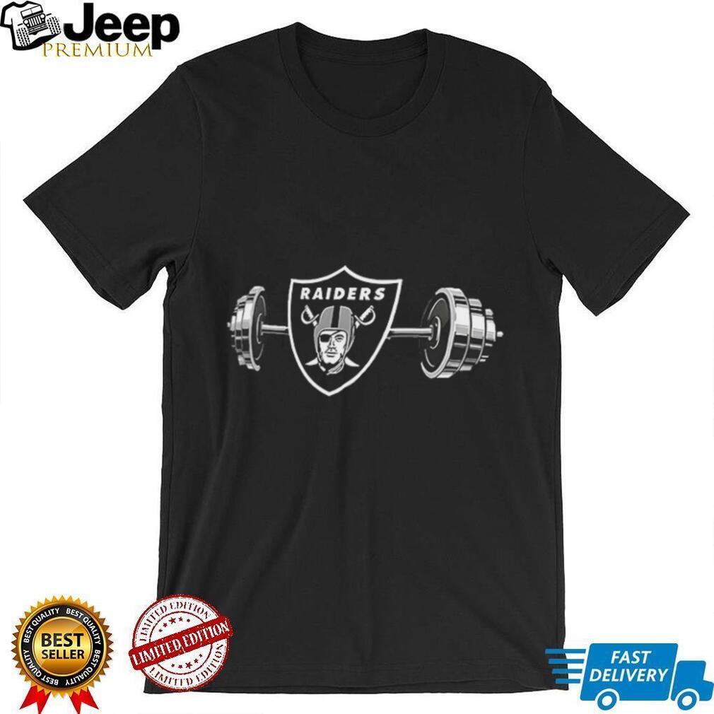Raiders Barbell Las Vegas Football Weightlifting Spirit Of True Champions Shirt
