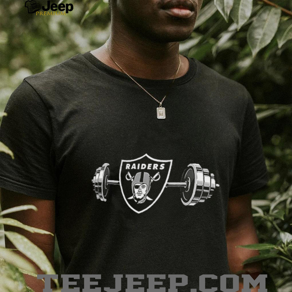 Raiders Barbell Las Vegas Football Weightlifting Spirit Of True Champions Shirt