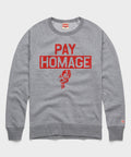 Running Brutus The Buckeye Pay Homage Crewneck