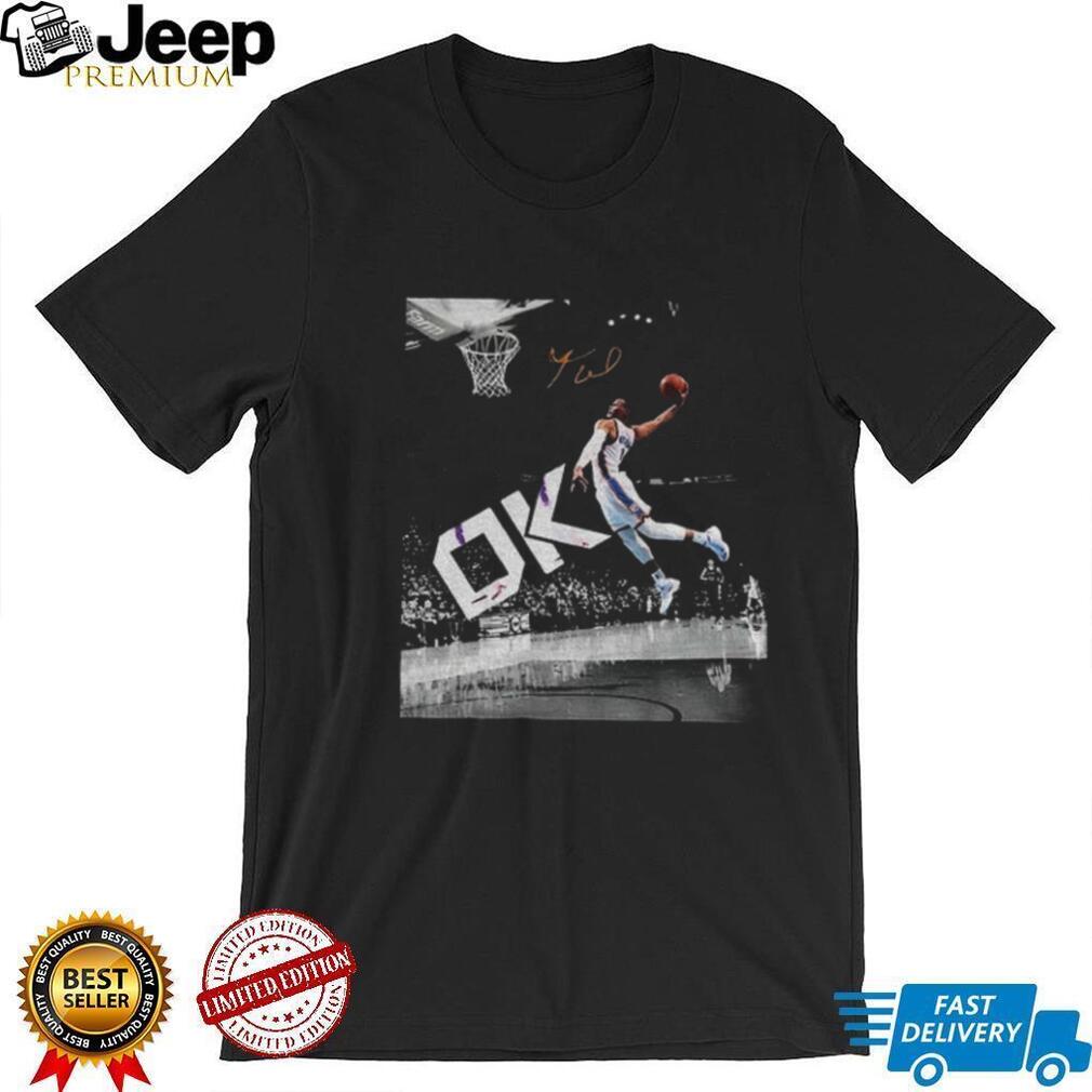 Russell Westbrook Vintage OKC Retirement NBA legend signature shirt