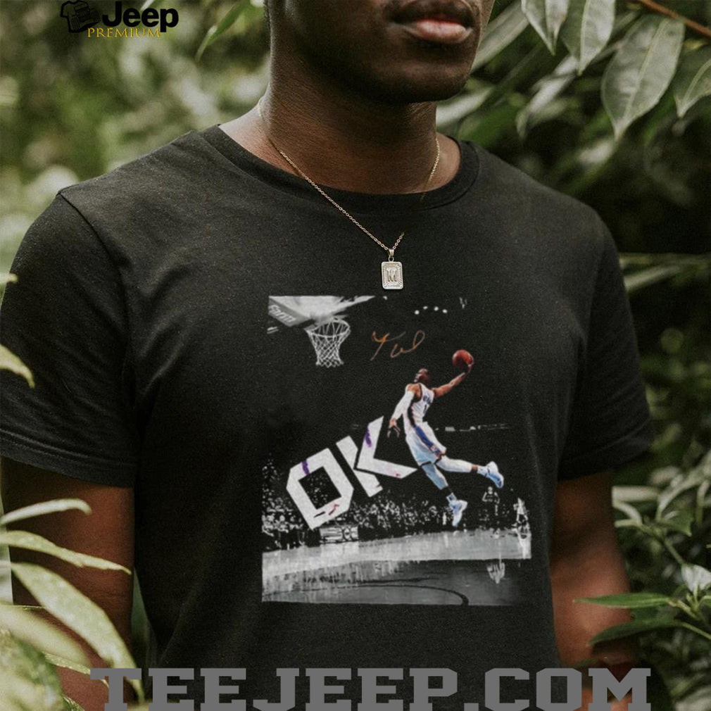 Russell Westbrook Vintage OKC Retirement NBA legend signature shirt