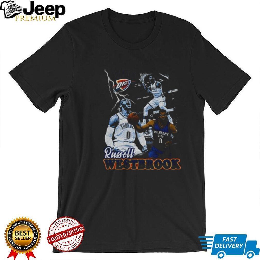 Russell Westbrook Vintage OKC Thunder Retirement graphic shirt