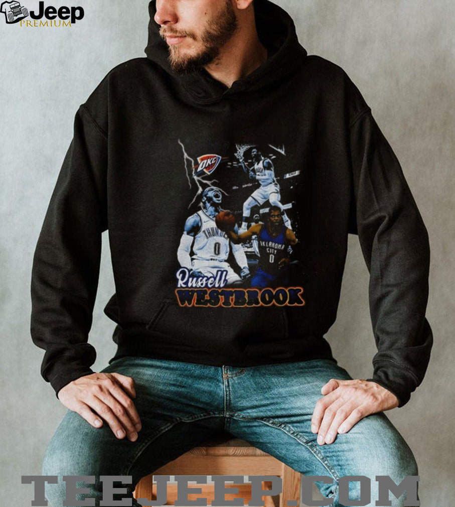 Russell Westbrook Vintage OKC Thunder Retirement graphic shirt