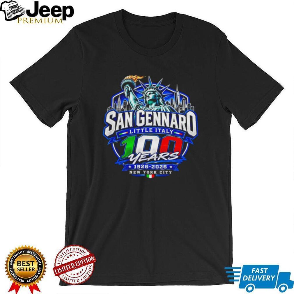 San Genarro Little Italy 100 Years New York City shirt