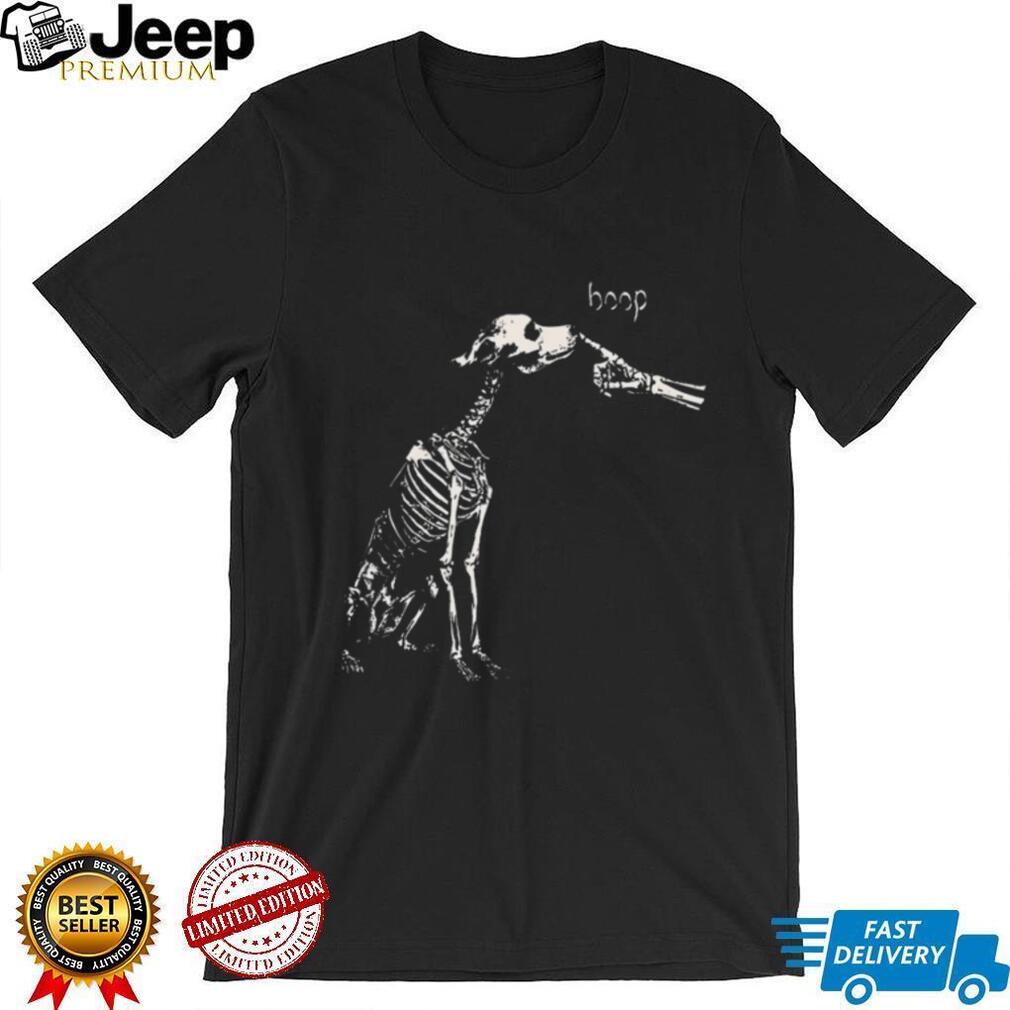 Skeleton Dog Nose Boop Funny Halloween Costume Shirt