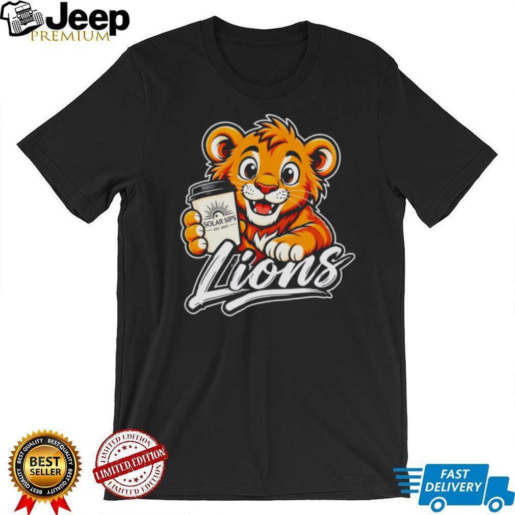 Solar Sips x Lions Coffee Trend shirt