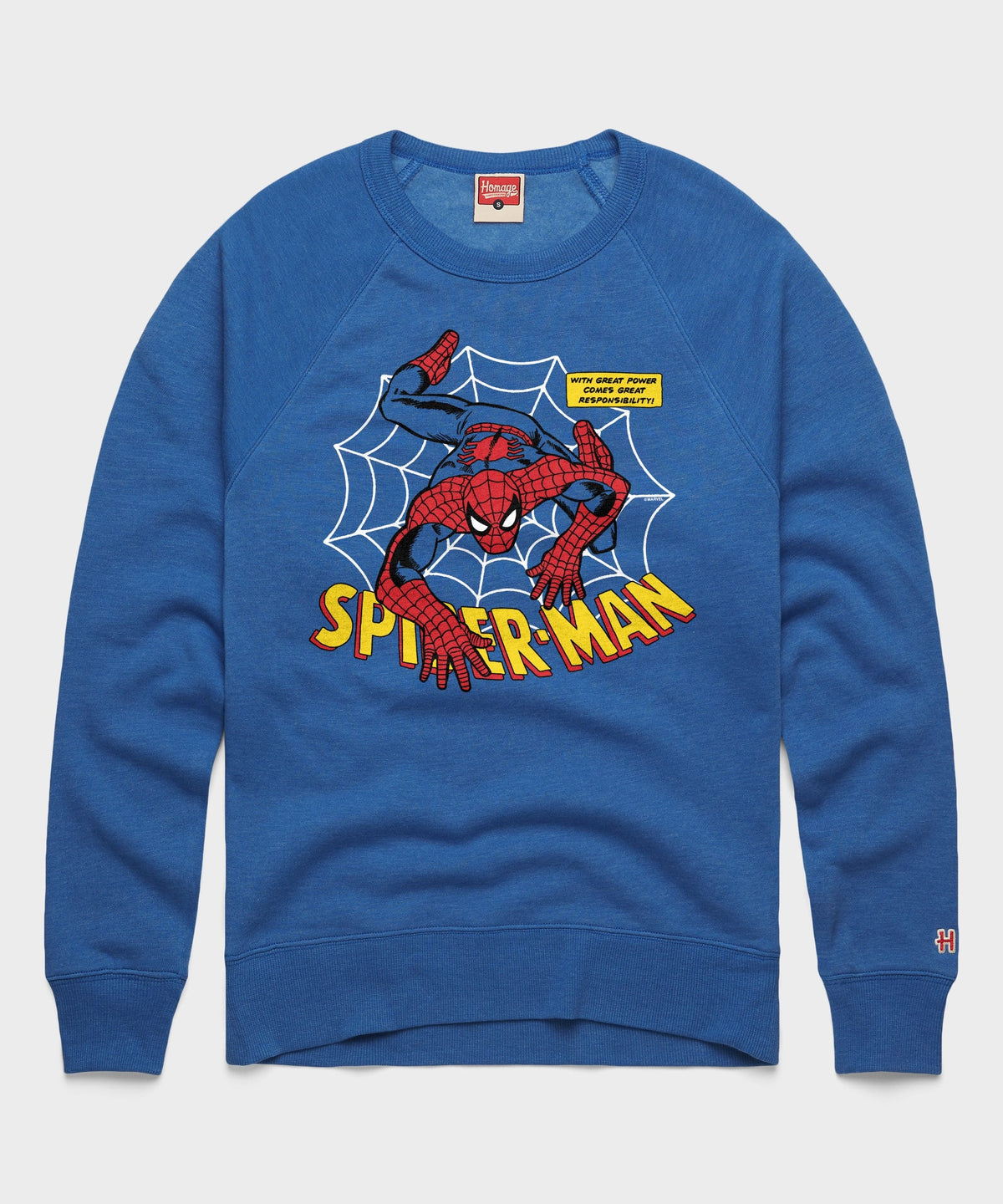 Spider-Man With Great Power Crewneck