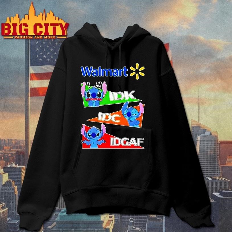 Stitch X Walmart Idk I Dont Know Idc I Dont Care Idgaf Shirt
