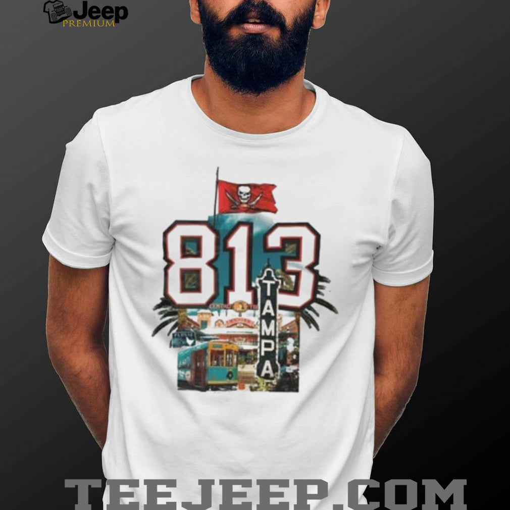 Tampa 813 Collage Ybor City Bucs shirt