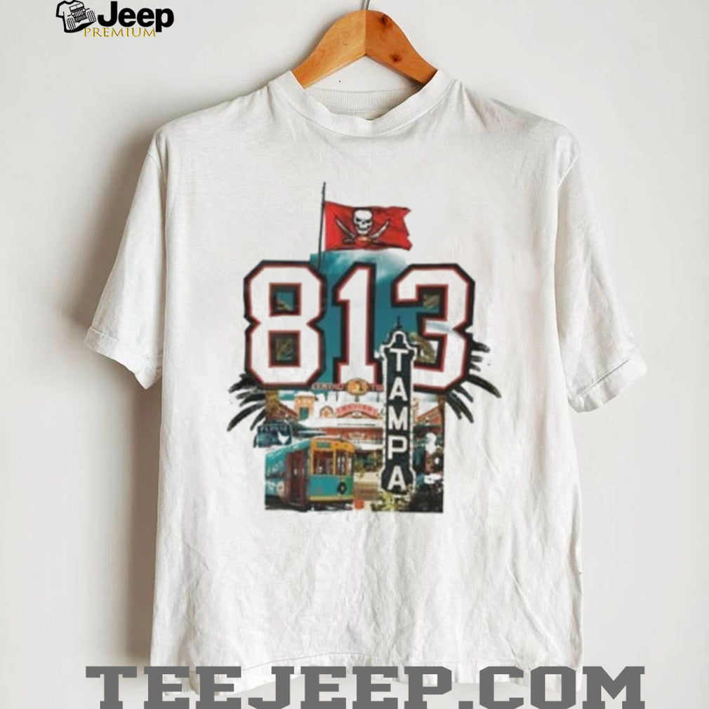 Tampa 813 Collage Ybor City Bucs shirt