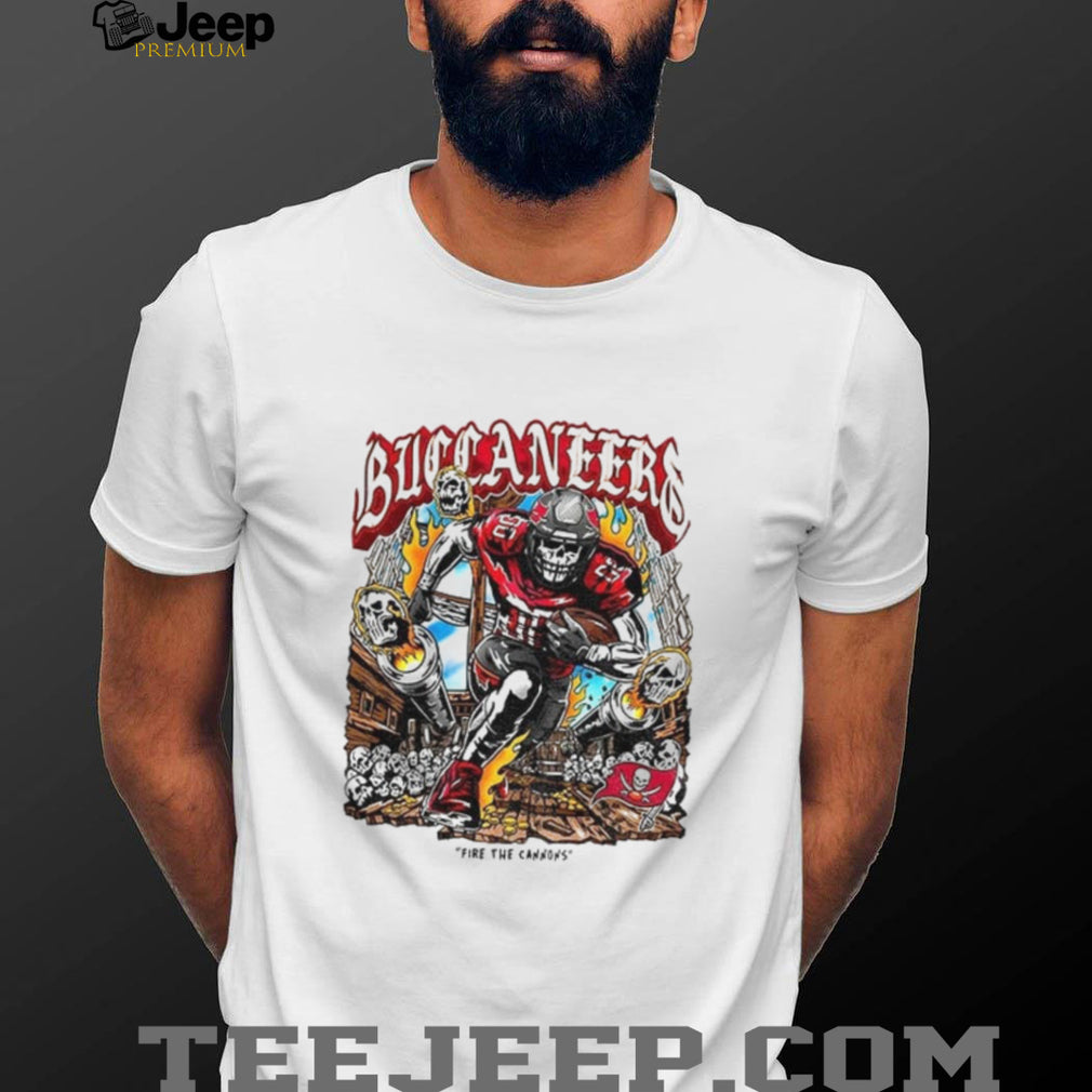 Tampa Bay Buccaneers Skeleton fire the cannons shirt