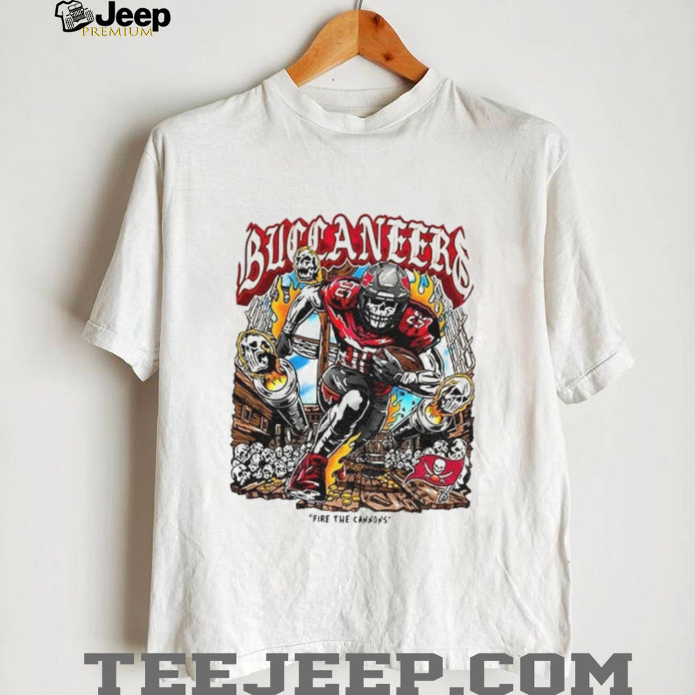 Tampa Bay Buccaneers Skeleton fire the cannons shirt