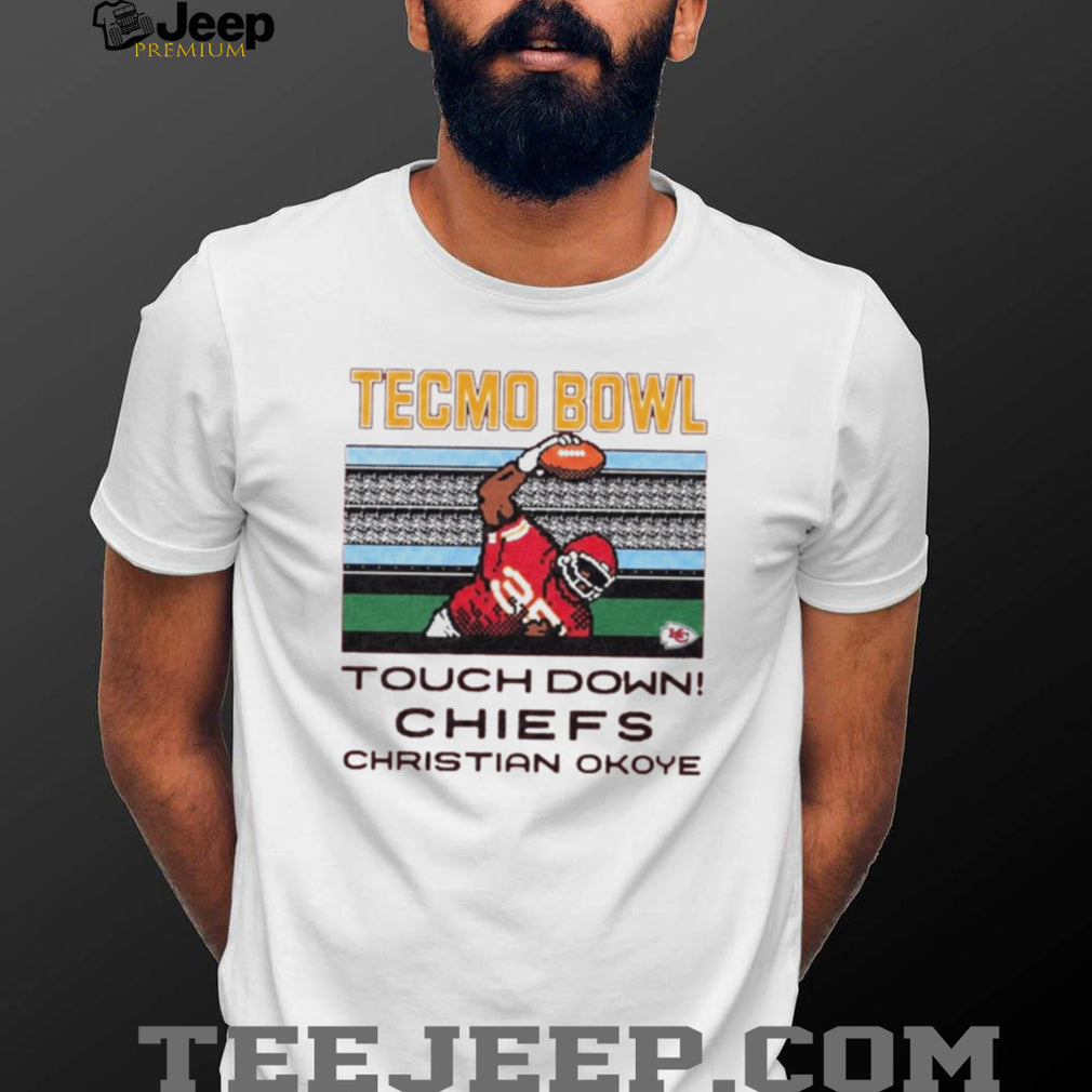 Tecmo Bowl Touchdown Chiefs Christian Okoye shirt
