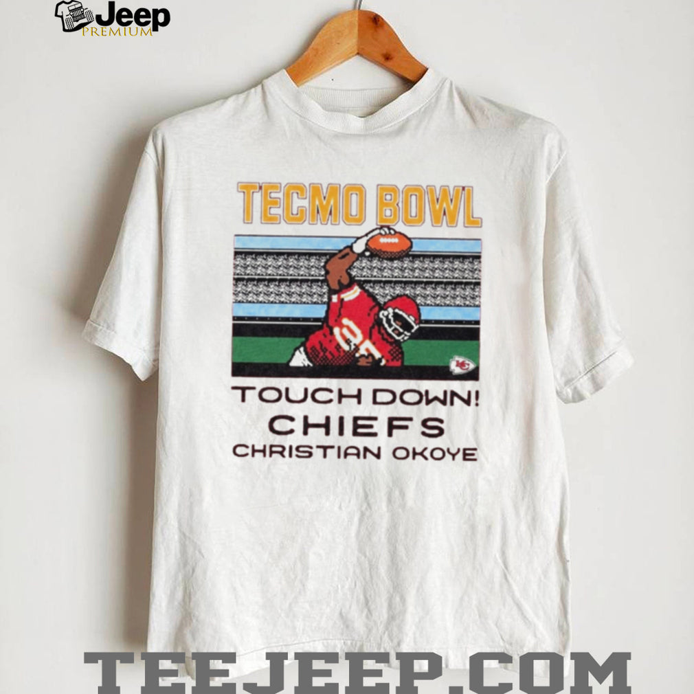 Tecmo Bowl Touchdown Chiefs Christian Okoye shirt