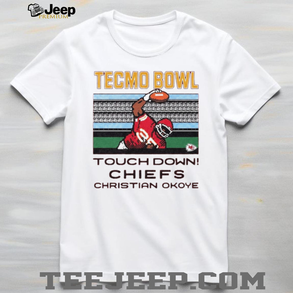 Tecmo Bowl Touchdown Chiefs Christian Okoye shirt