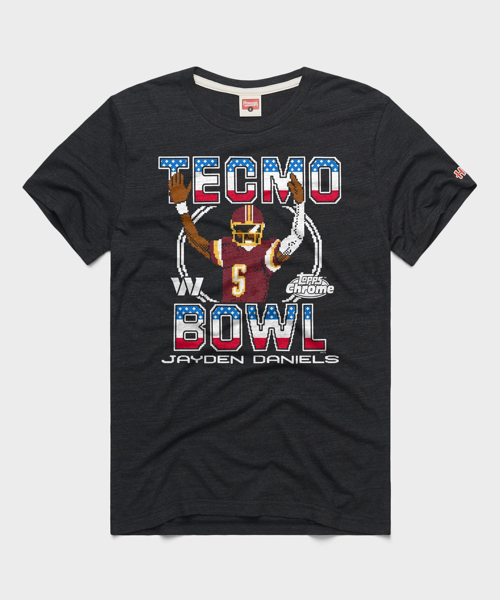 Tecmo Bowl x Topps Chrome Commanders Jayden Daniels