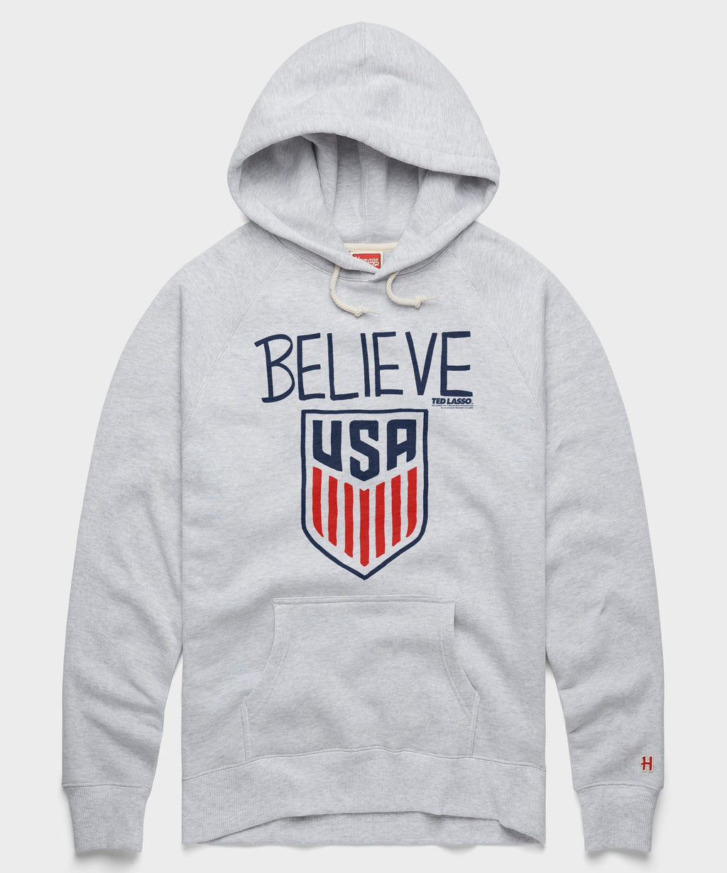 Ted Lasso Believe x USA Crest Hoodie