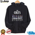 The Colts Peyton Manning Marvin Harrison Reggie Wayne Joseph Addai Dwight Freeney Bob Sanders Colts Signatures T Shirt