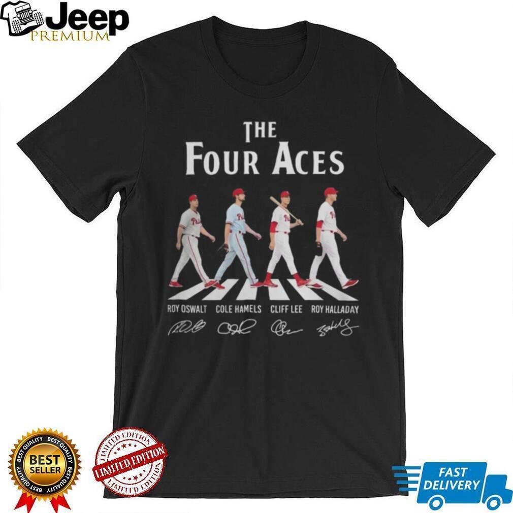 The Four Philadelphia Phillies Baseball Abbey Road Shirt