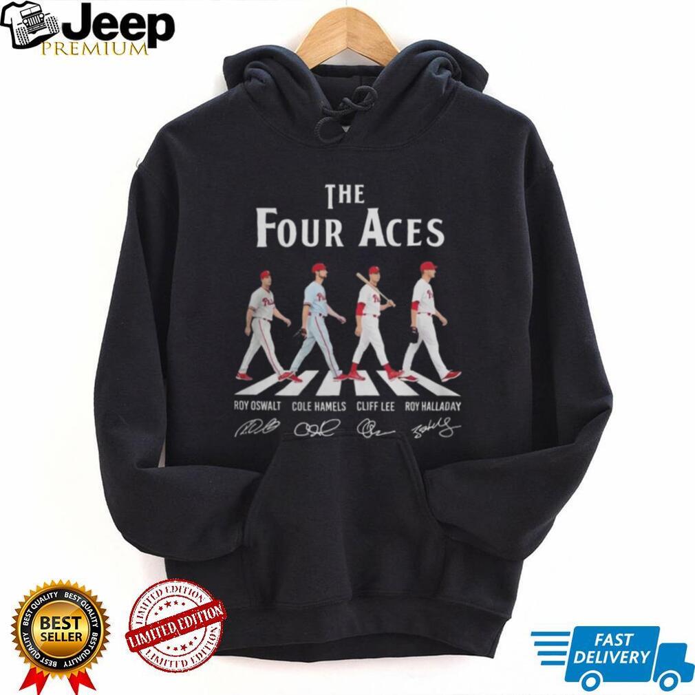 The Four Philadelphia Phillies Baseball Abbey Road Shirt