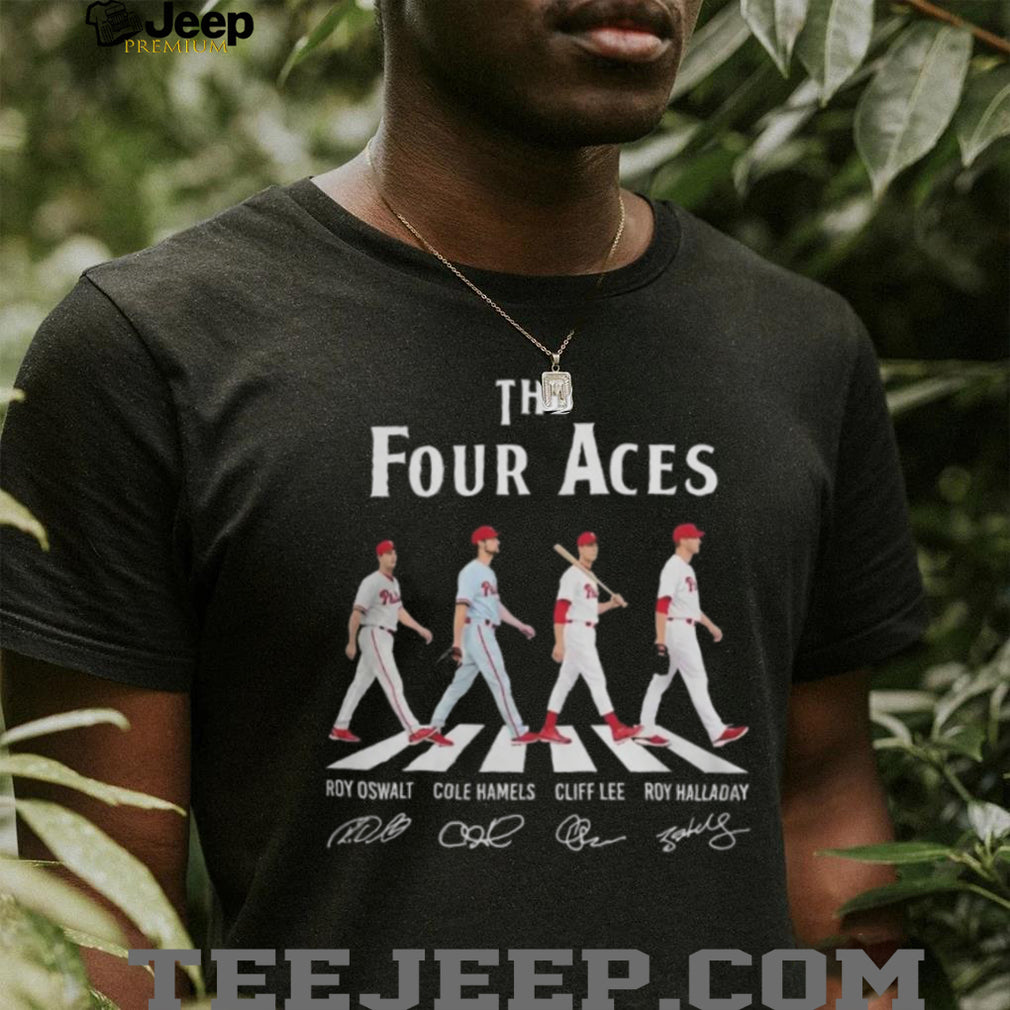 The Four Philadelphia Phillies Baseball Abbey Road Shirt