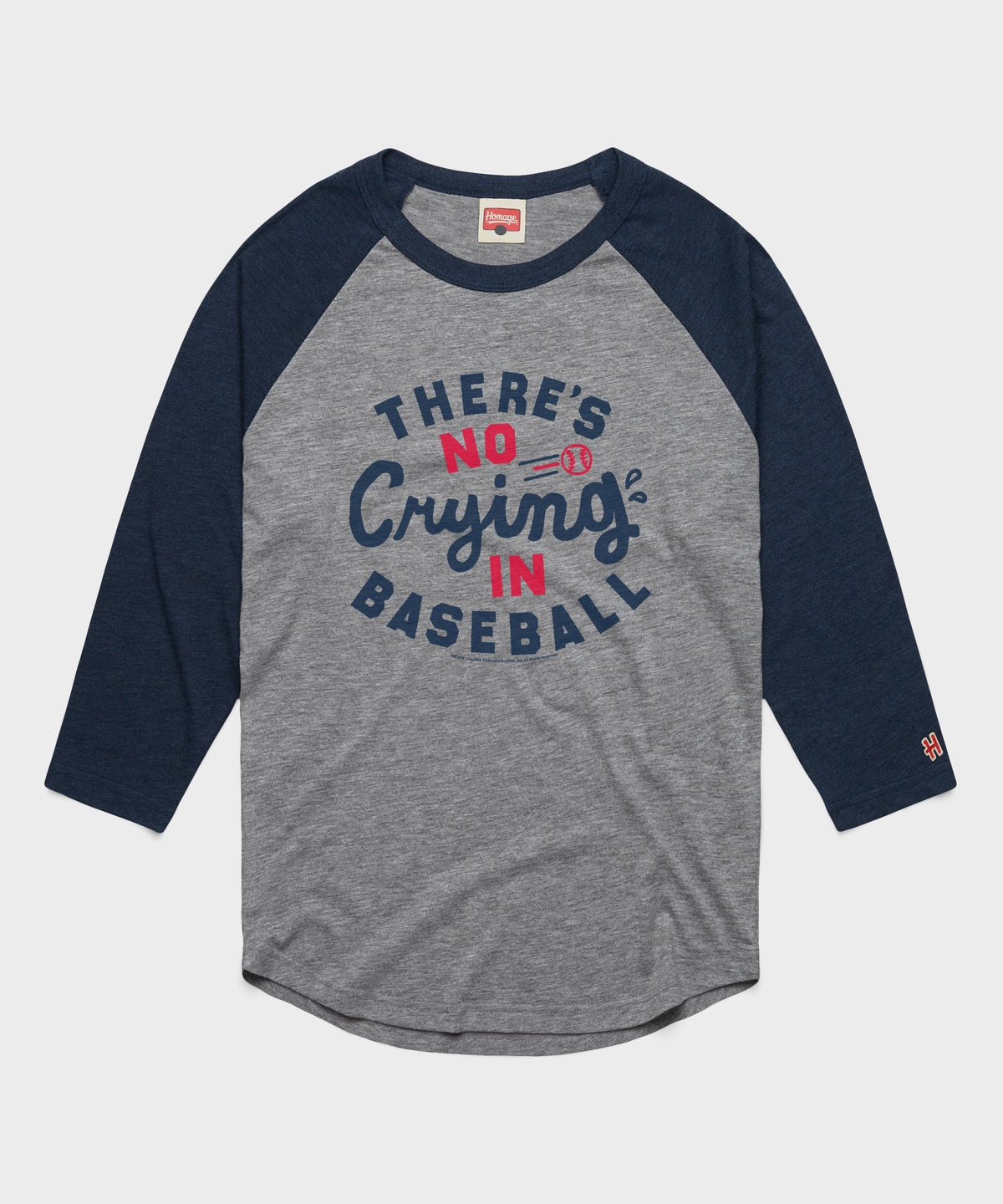 There's No Crying In Baseball Raglan
