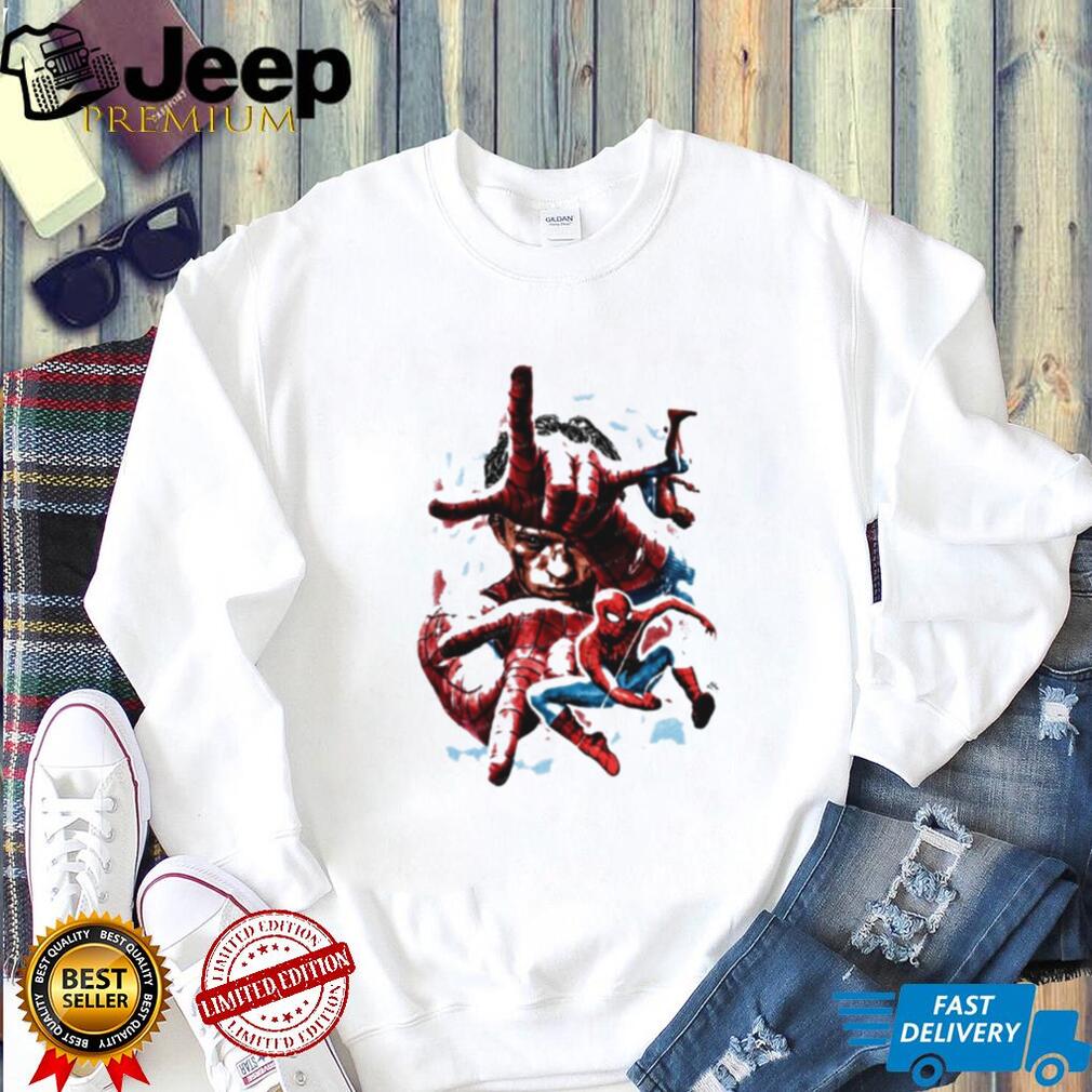 Tom Holland Sense of a Spider Halftone Collage shirt
