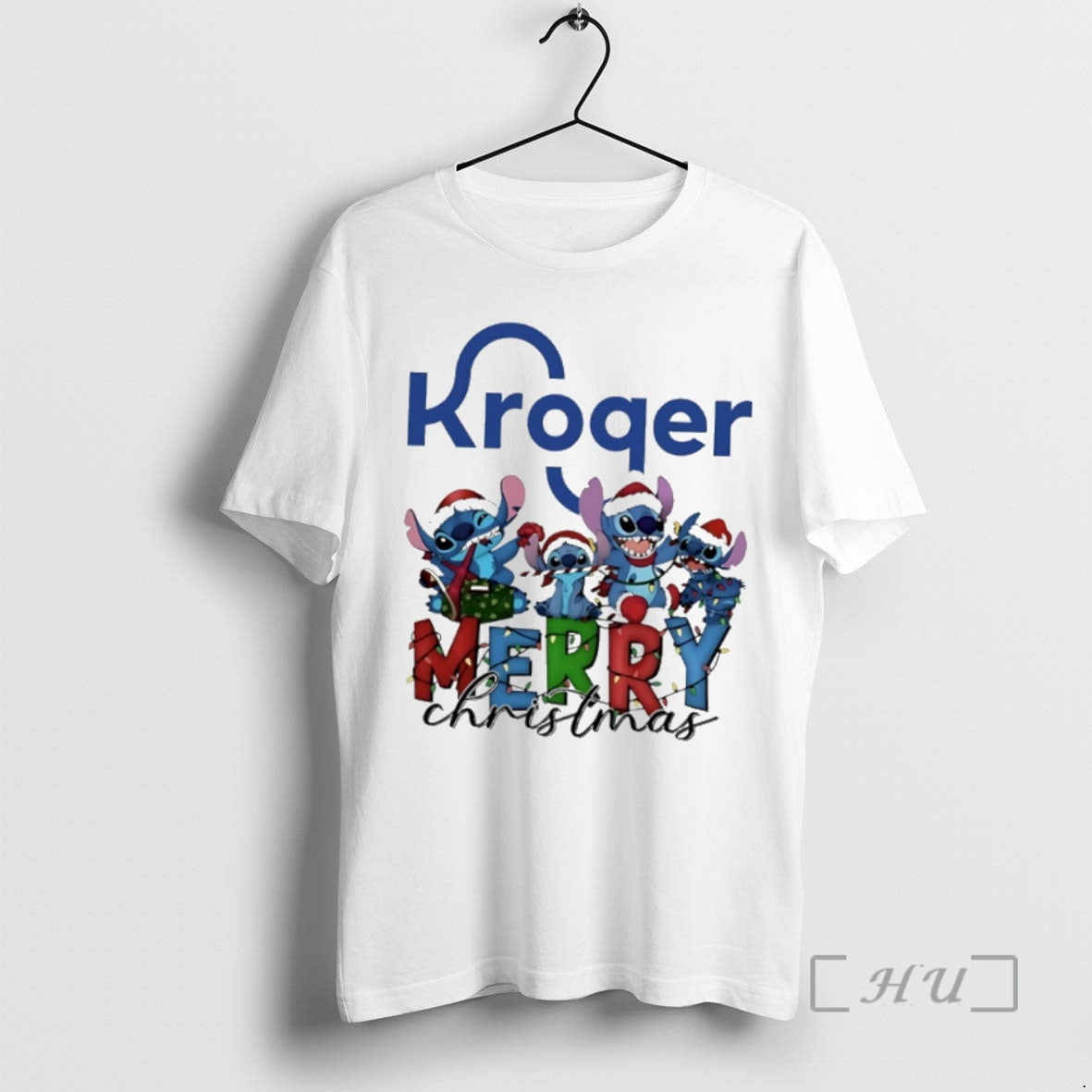 Trending Stitch Merry Christmas Light 2025 X Kroger T-Shirts, Hoodie, Sweatshirt | InkPodShop.com