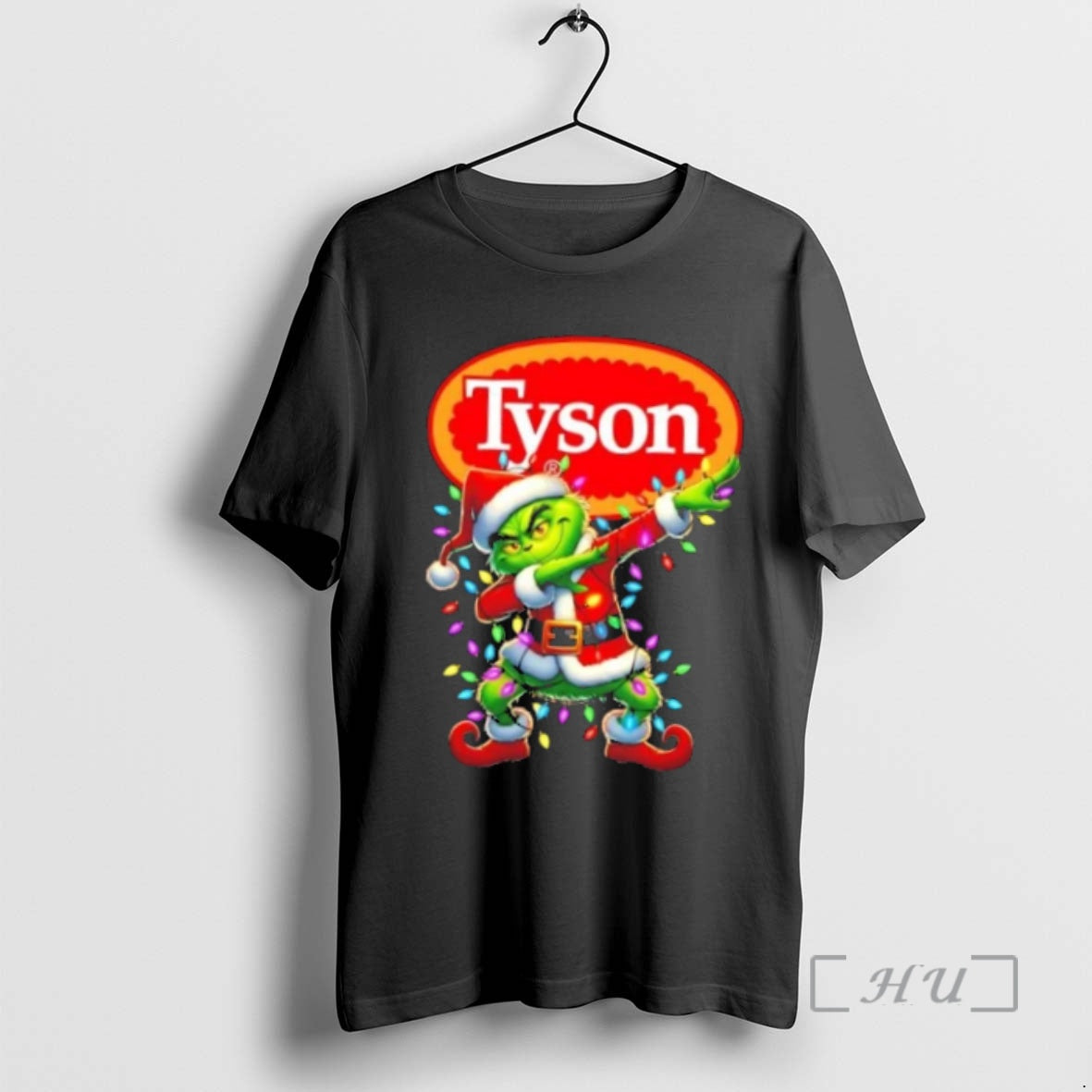 Trending Tyson Foods Grinch Dabbing Merry Christmas Premium T Shirt Sweater Hoodie, Sweatshirt | InkPodShop.com