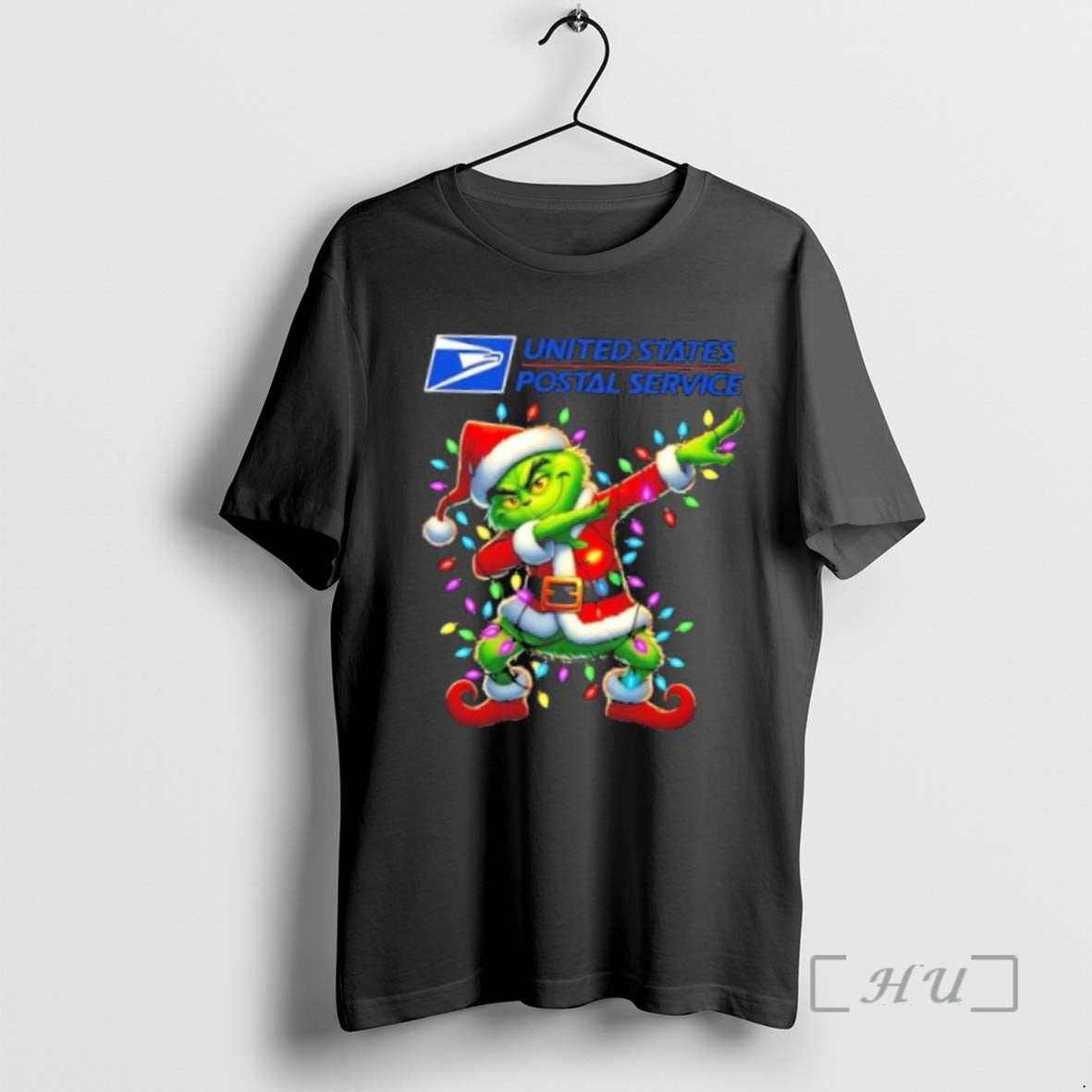 Trending Usps Grinch Dabbing Merry Christmas Premium T Shirt Sweater Hoodie, Sweatshirt | InkPodShop.com