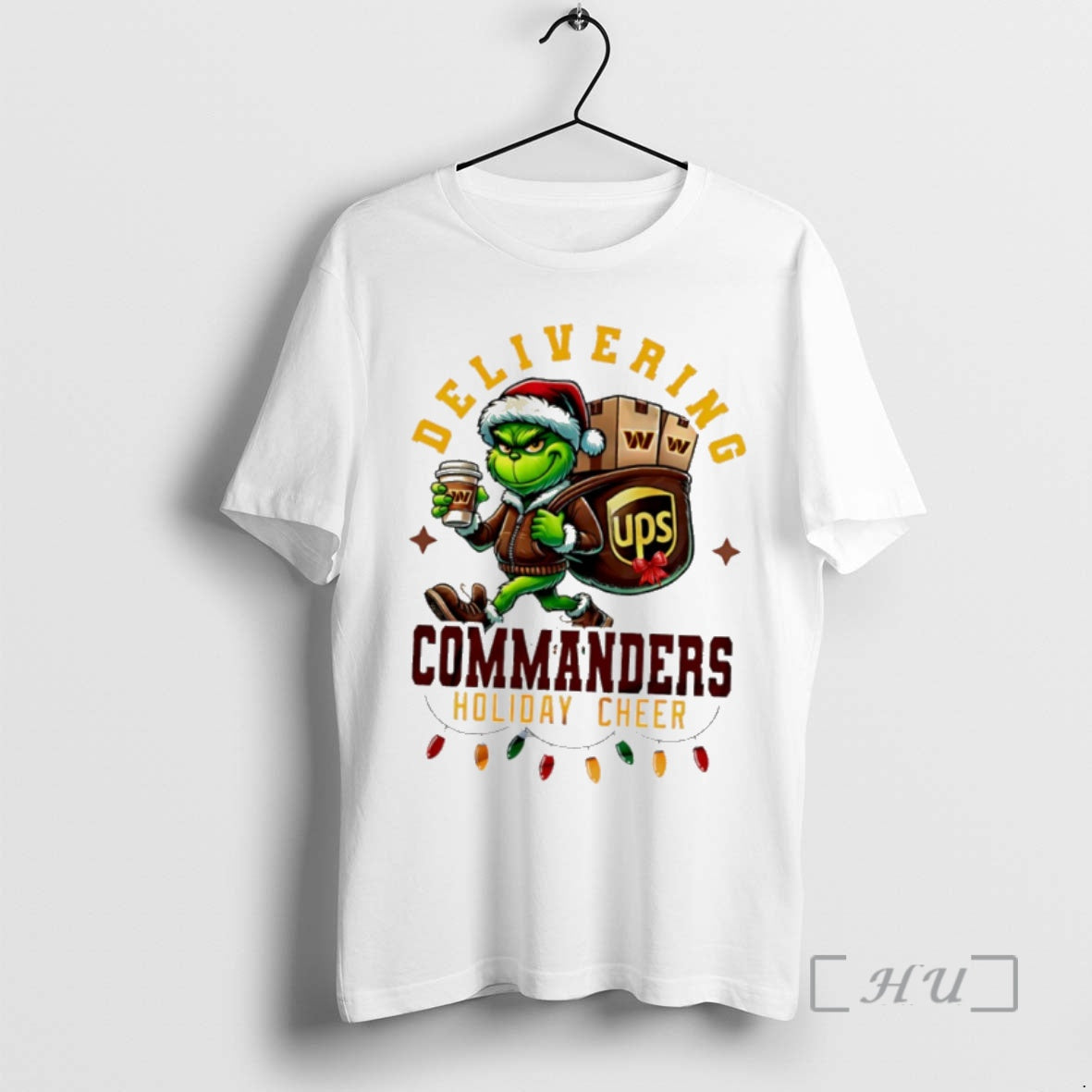 Trending Washington Commanders Grinch Delivering Ups Holiday Cheer Christmas T-Shirts, Hoodie, Sweatshirt | InkPodShop.com