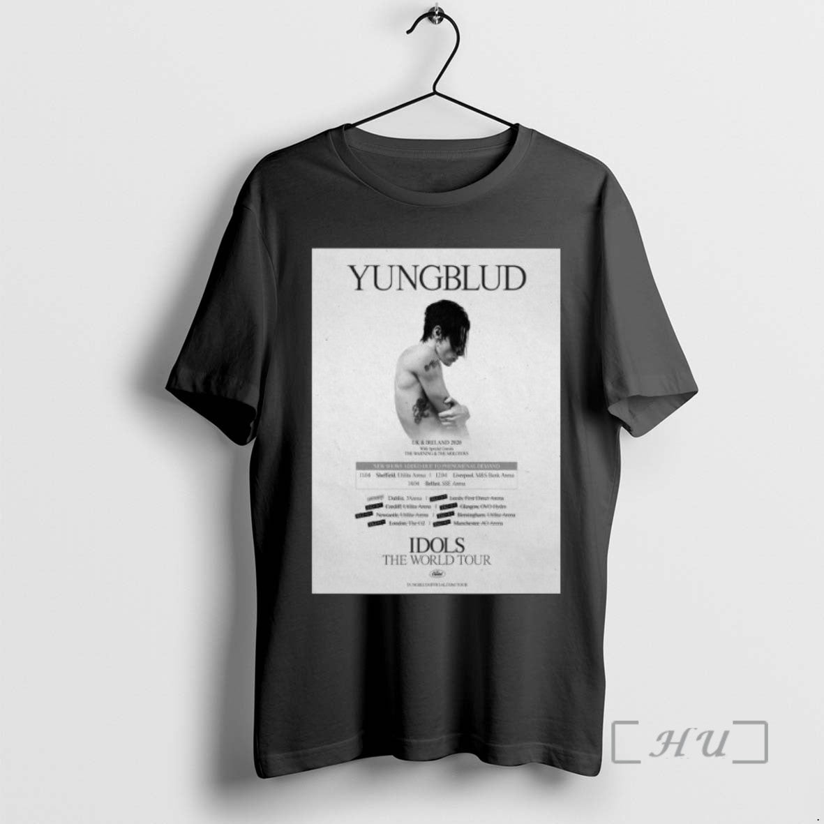 Trending Yungblud And Ireland Tour 2026 Long Sleve Tee Shirts Sweater Hoodie, Sweatshirt | InkPodShop.com